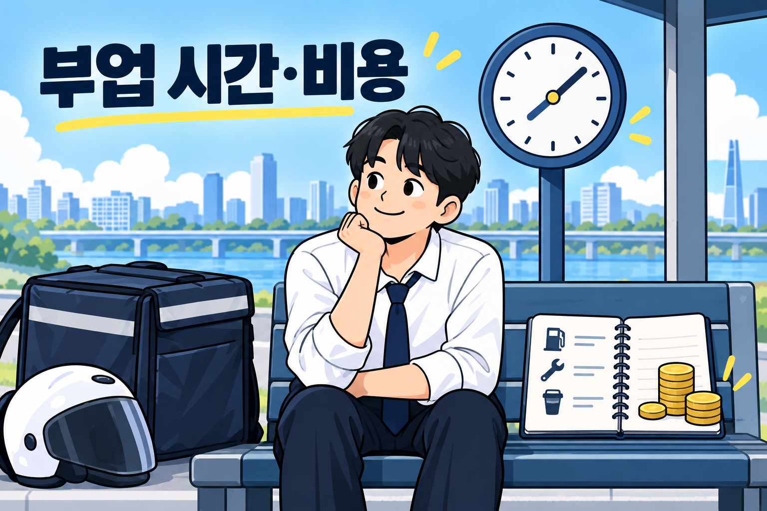배달 부업 시급 계산: 배달 시간·대기·이동·비용을 함께 기록하기