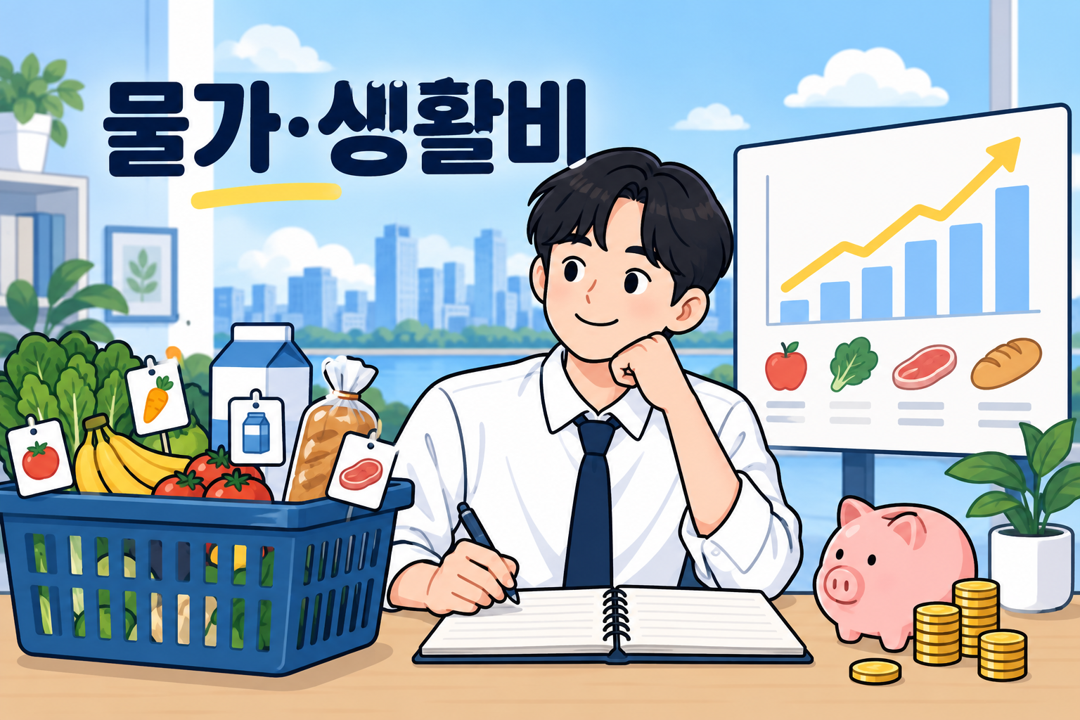 물가 상승률이 낮아졌는데 생활비는 왜 늘까? 가격·수량·지출 구분하기